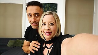 British housewife gives blowjob and is fucked hard