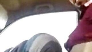 Blowjob by Muslim girl in the car