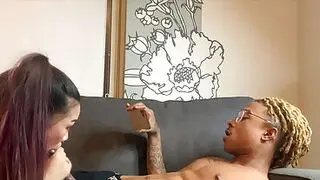 Asian slut Minnie Scarlet cant get enough dick